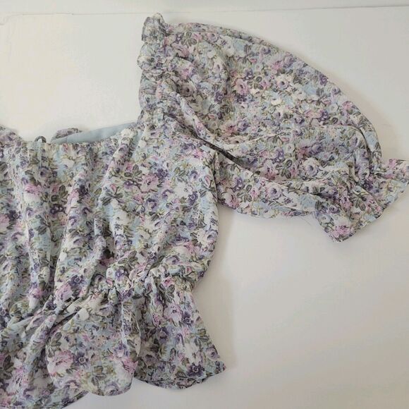 ASTR the Label Half Sleeve Back Cut Out Top ,Size S - Picture 6 of 9